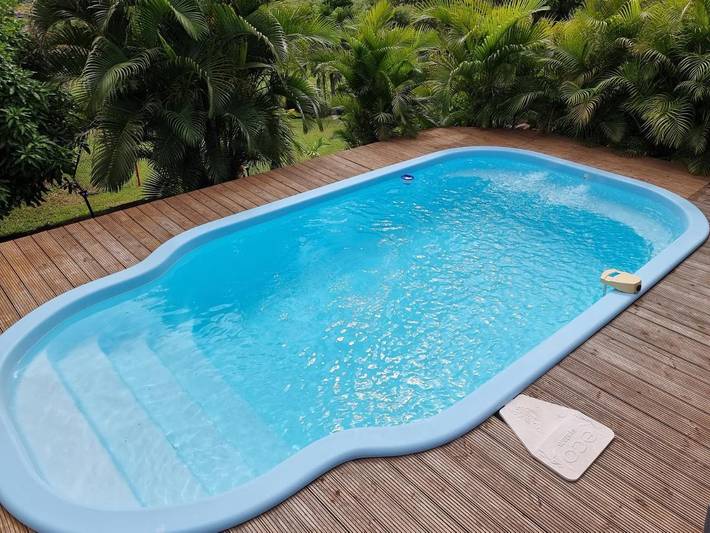 Gîte pour 4 personnes, avec piscine ainsi que jardin et jacuzzi à Le Vauclin - 4