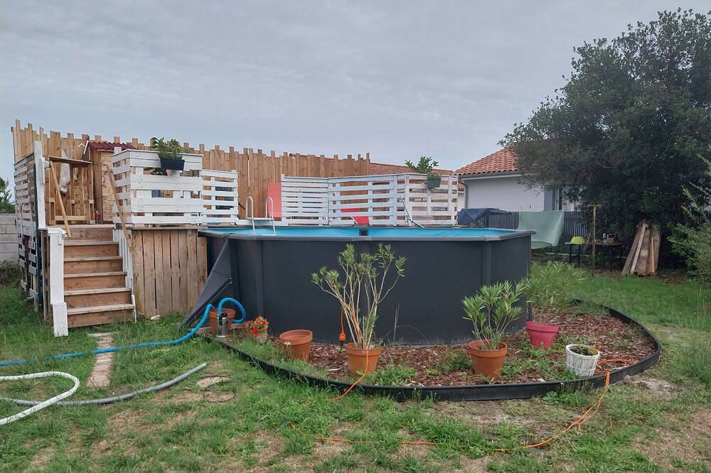 L' Arrayade l'andaise house with swimming pool in Campagne (Landes), Landes