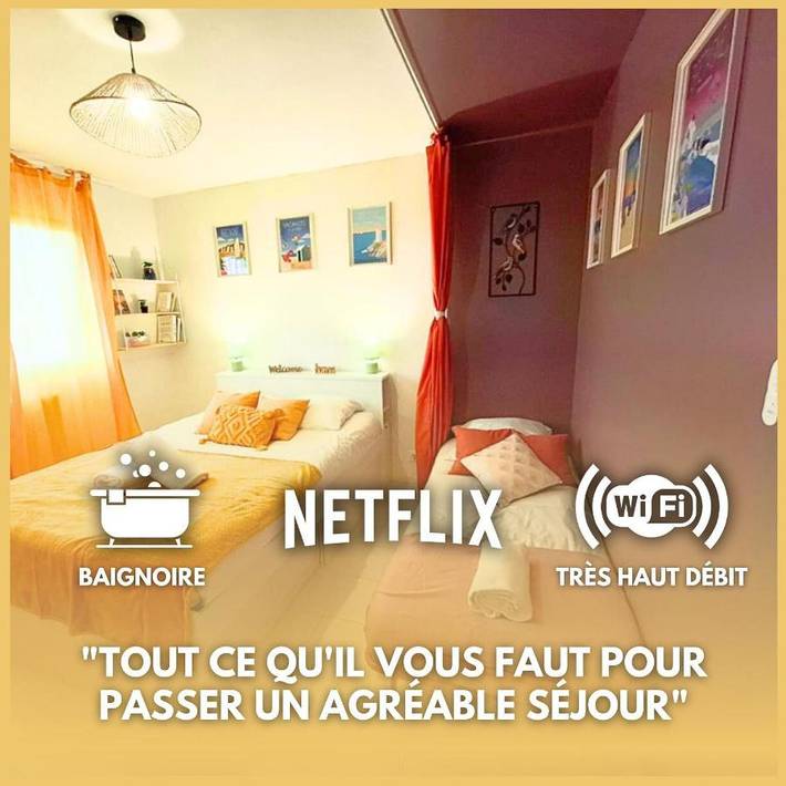 Chambre d’hôte pour 3 personnes, avec Terrasse ainsi que Jardin et Piscine à Sulniac