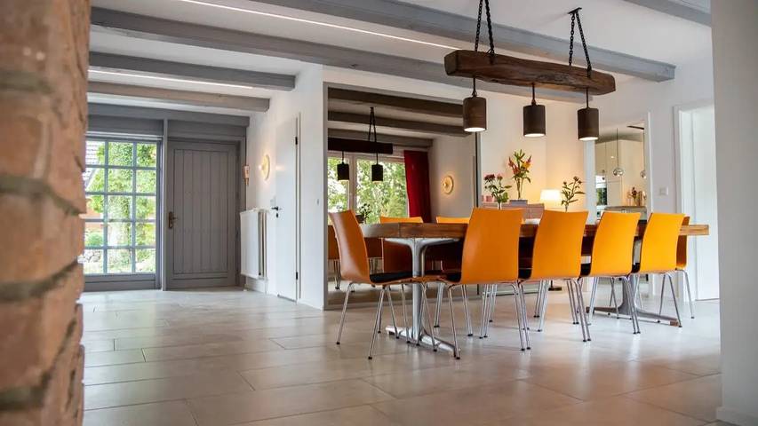 Ferienhaus für 14 Personen, mit Garten und Sauna in Garding