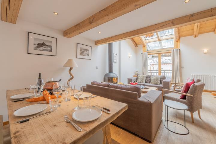 Chalet pour 6 personnes, avec balcon, adapté aux familles à Chamonix-Mont-Blanc - 4