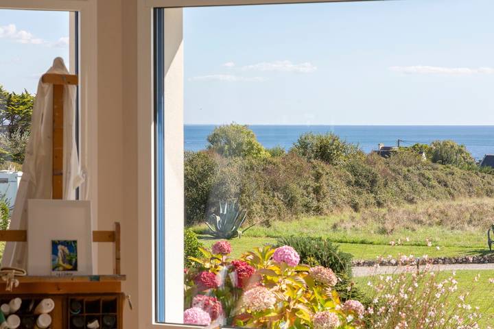 Chambres d'hôtes "océane et framboise" vue sur mer - chambre océane in Plogoff, Iroise