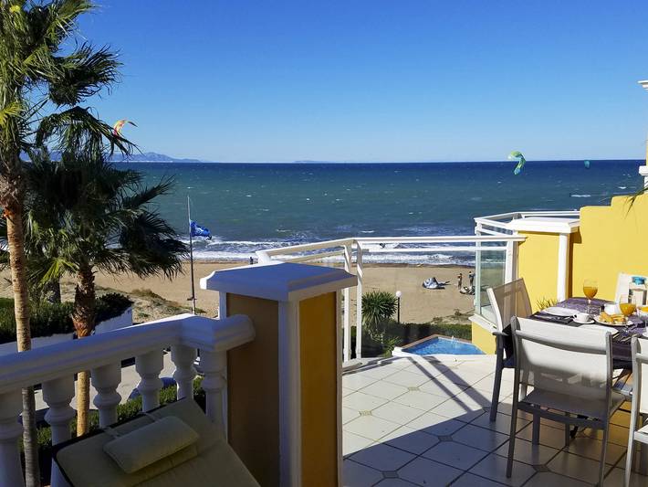 Holiday rental for 10 people, with garden and terrace as well as pool in El Palmar