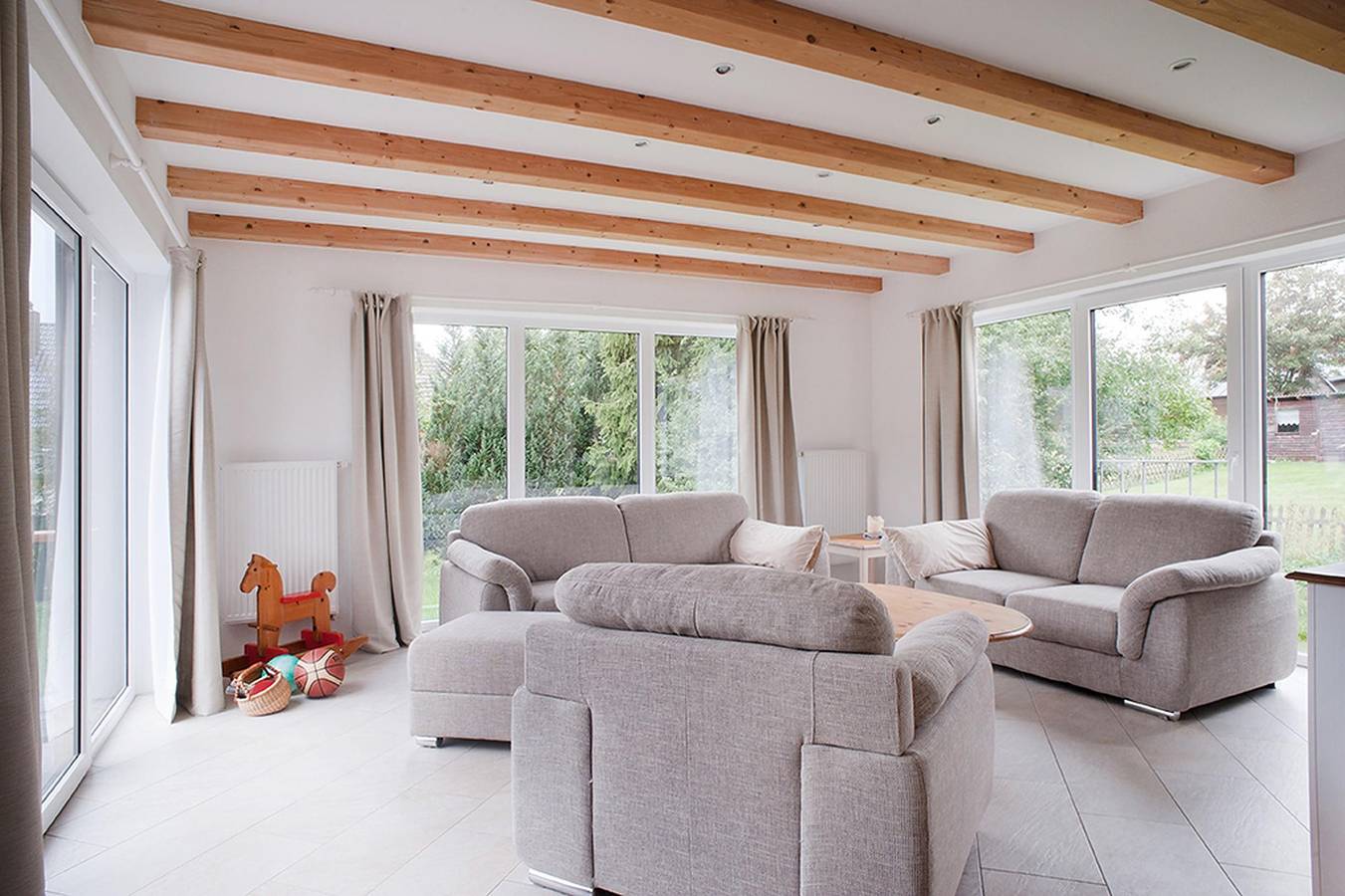 6-Bett-Ferienhaus, 2xbad/Wc, 3 Schlafräume in Hillesheim, Eifel Volcánica