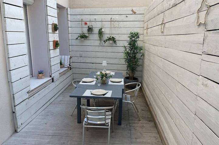 Gîte pour 4 personnes, avec jardin, animaux acceptés dans Le Mourillon