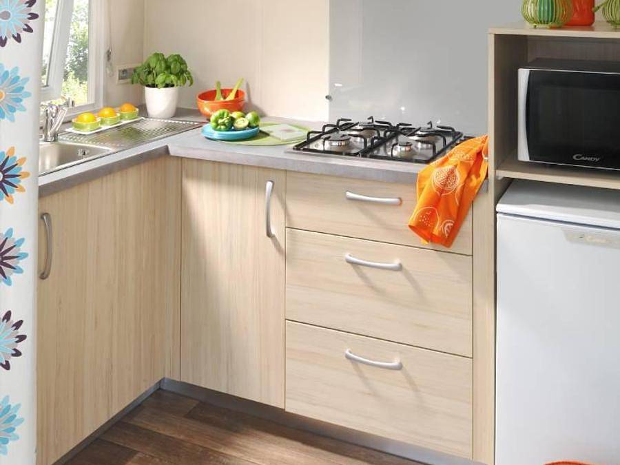 Camping Le Marqueval - Mobilhome 4 personas - Super Mercure 27.5m² - 2 habitaciones in Pourville-sur-Mer, Hautot-sur-Mer