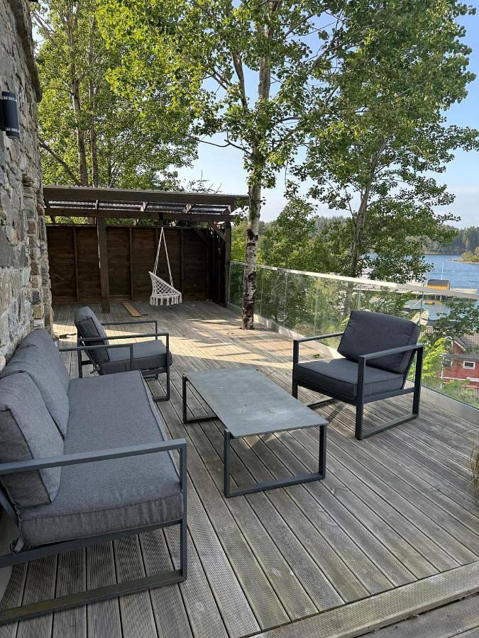 Ferienhaus für 7 Personen, mit Pool und Terrasse sowie Ausblick, mit Haustier in Austrheim - 3