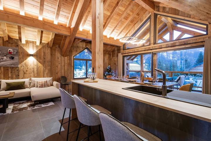 Chalet pour 14 personnes, avec Jacuzzi et Sauna