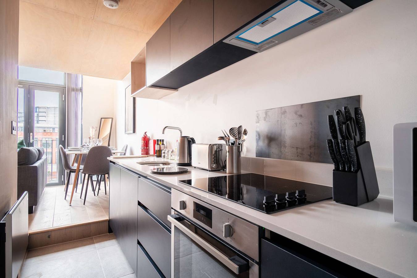 Entire apartment, Contemporary 2Bed Flat in Manchester with Balcony in Manchester, Greater Manchester