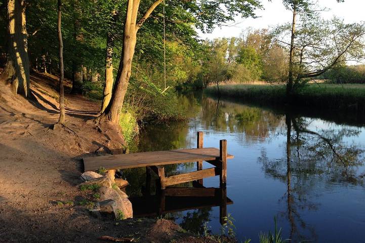 Vacation rental for 4 people, with yard and balcony in Lüneburg