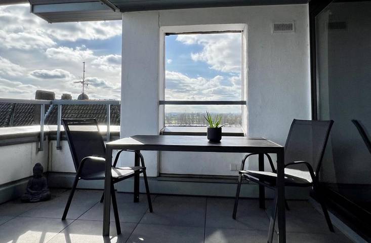 Ferienwohnung für 3 Personen, mit Balkon und Sauna sowie Ausblick in Emmerich - 4