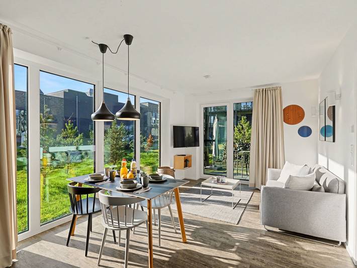 Ferienwohnung für 4 Personen, mit Terrasse und Garten in Lembruch