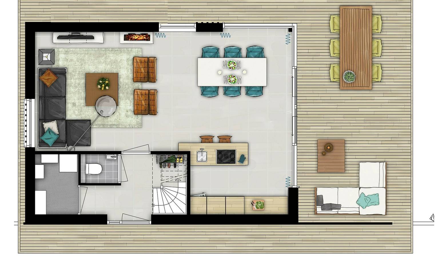 Ridderstee Ouddorp Duin — Luxurious holiday home for 6 people in Ouddorp, Goeree-Overflakkee