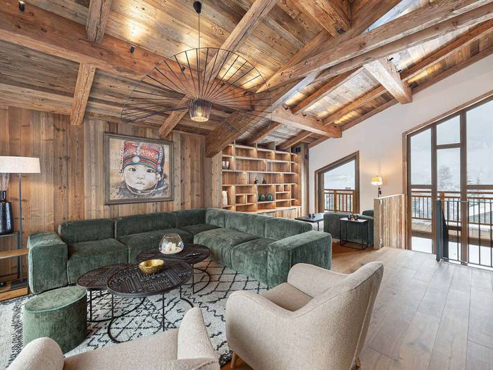 Chalet pour 10 personnes, avec balcon dans Courchevel 1300 (Le Praz)