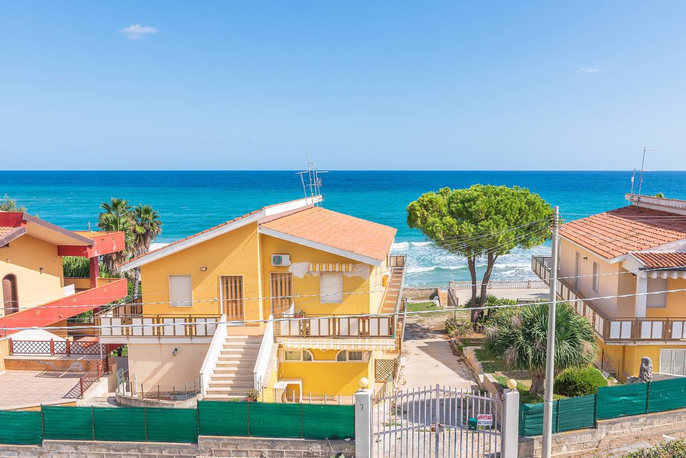 Maison de vacances 'Villa Eden' avec vue sur la mer, terrasse et Wi-Fi. in Gallina - Avola, Avola