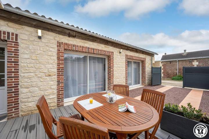 Gîte pour 4 personnes, avec terrasse, animaux acceptés dans Sacy-le-Petit