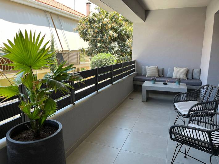 Διαμερίσματα διακοπών για 4 άτομα, με ταράτσα και θέα στη λίμνη, φιλικό προς τα παιδιά στο Αργοστόλι