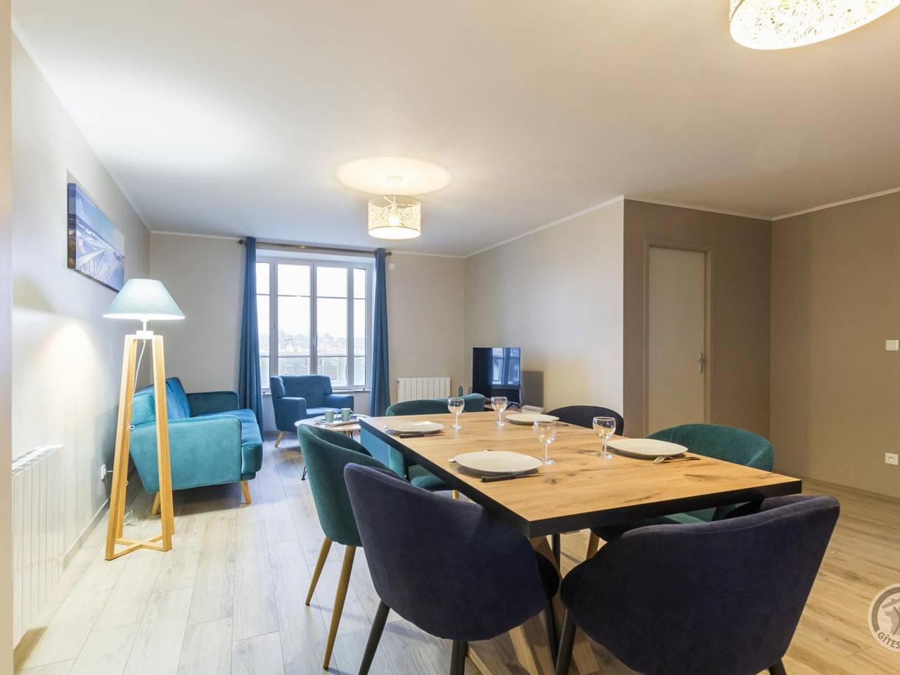 Apartamento entero, Encantador Apartamento en Saint-Pair-sur-Mer - Vista a Granville in Saint-Pair-sur-Mer, Côte de la Déroute