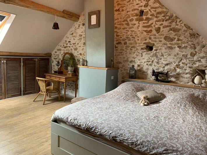 Chambre d’hôte pour 4 personnes, avec Terrasse et Jardin