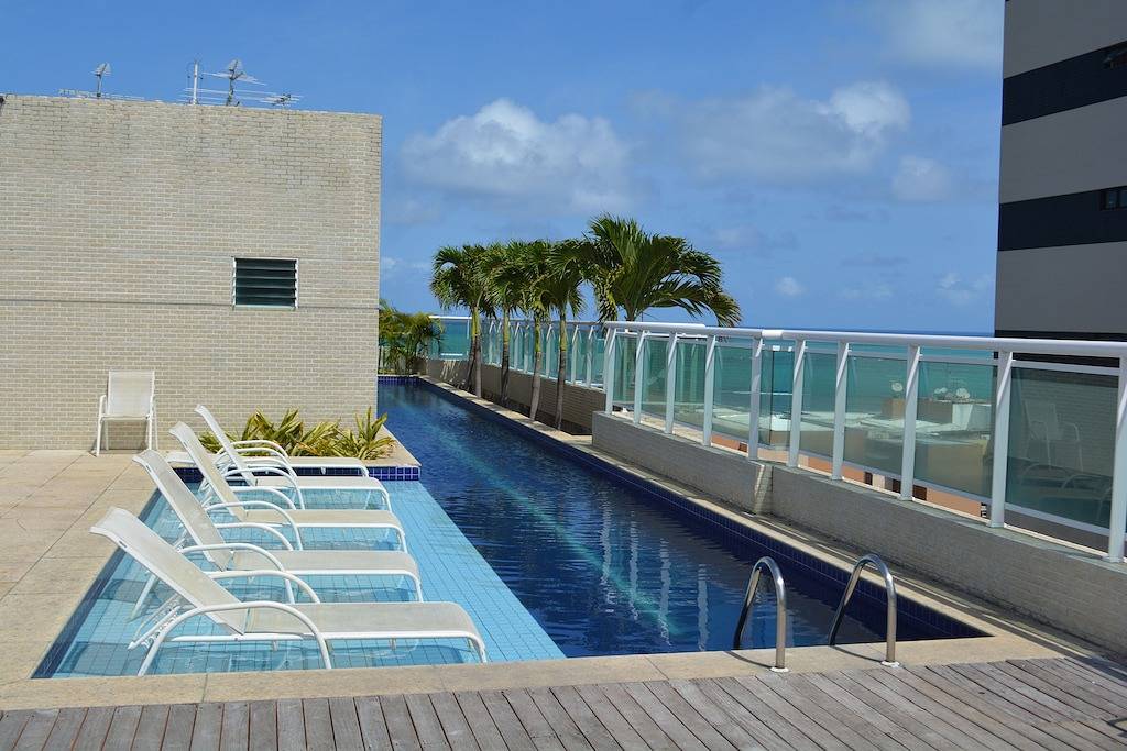 Ganze Wohnung, Sun Paradise - Wunderschönes Apartment mit 4 Schlafzimmern direkt am Strand in Ponta Verde, Maceió