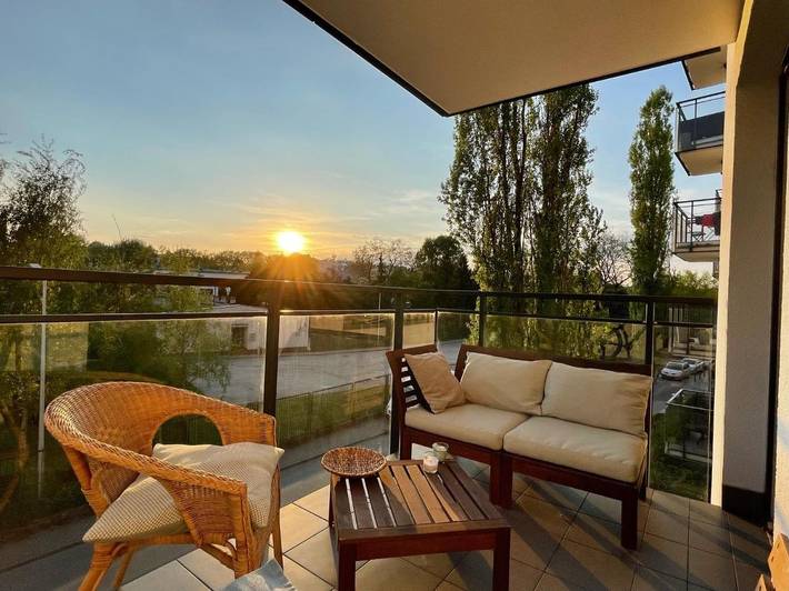 Apartament wakacyjny dla 2 osób, z taras w Mokotów