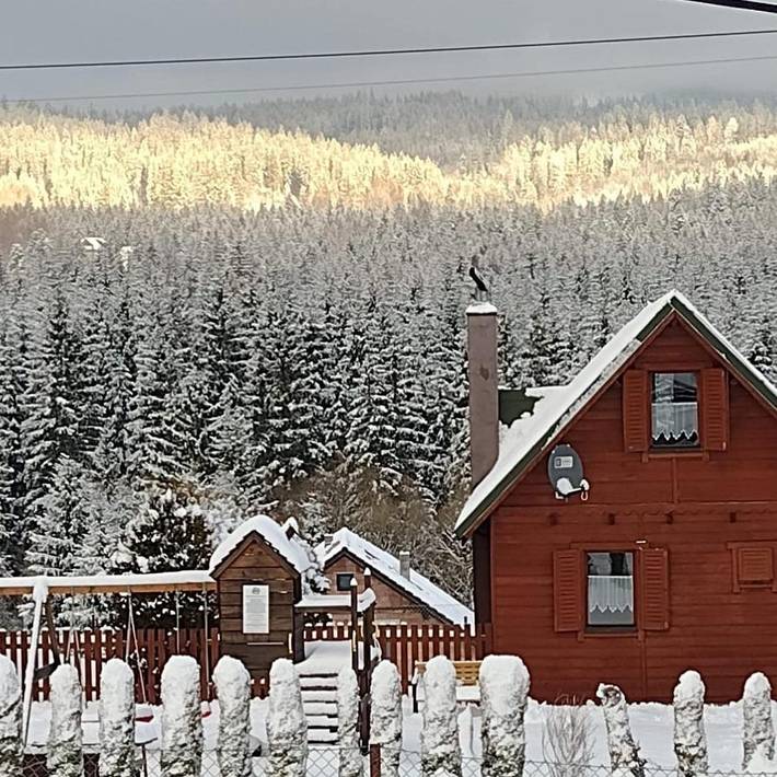 Domek letniskowy dla 10 osób, z widok i ogród oraz sauna, zwierzęta dozwolone w Istebna