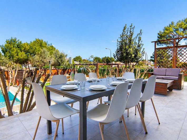 Ferienhaus für 8 Personen, mit Terrasse und Whirlpool sowie Garten in Alcúdia - 4