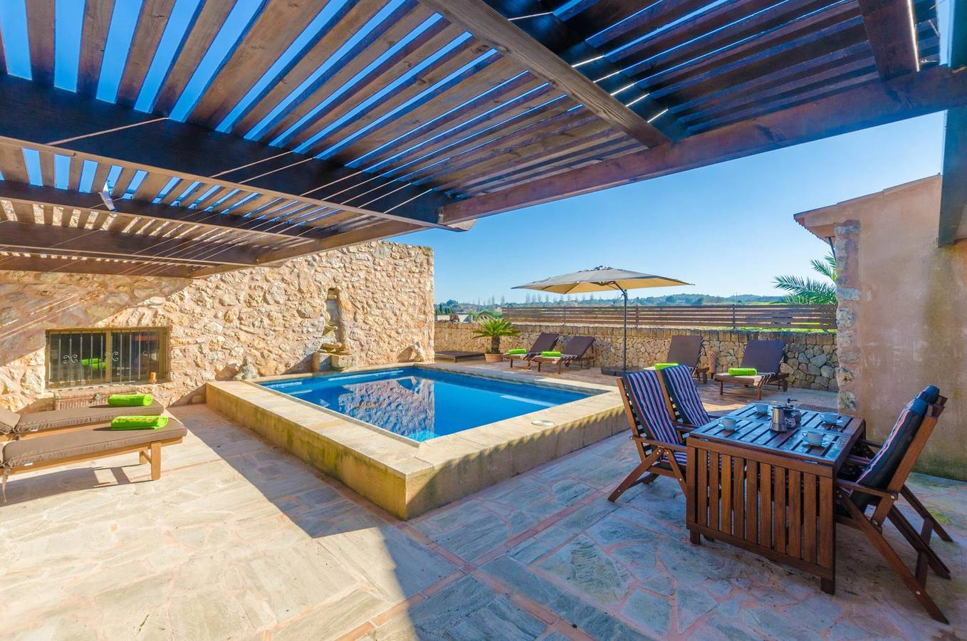 Na Molla - Ferienhaus mit privatem Pool in Manacor. Kostenloses W-Lan. in Manacor, Mallorca Osten