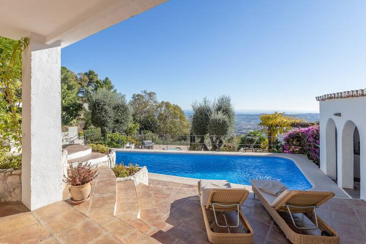 Casa de vacaciones para 4 personas, con Balcón y Jardín en Mijas