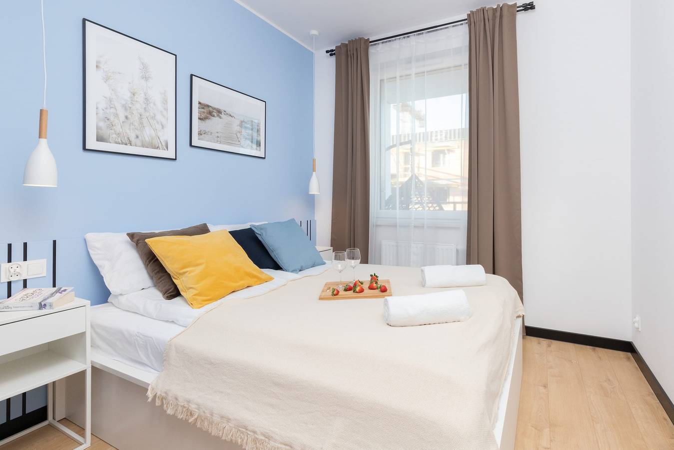 Ganze Wohnung, Comfortable Apartment with Balcony | Sauna and 240 m to the Beach in Puck, Polnische Ostsee