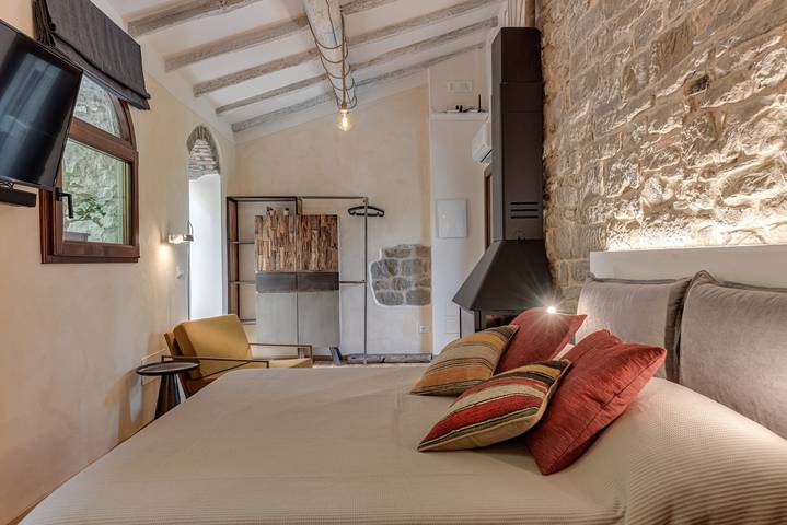 Ferienhaus für 2 Personen, mit Balkon und Whirlpool sowie Garten und Kinderpool in der Toskana - 4