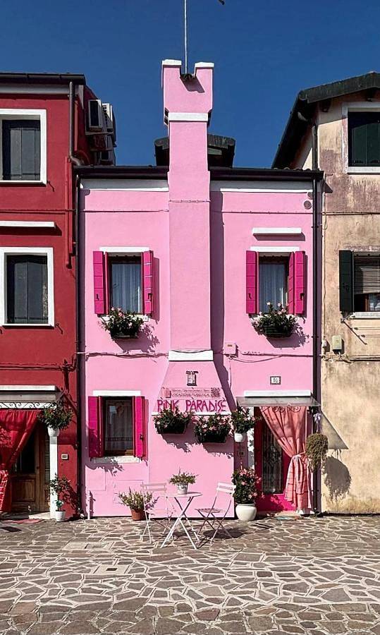 Gîte pour 4 personnes, avec Terrasse et Vue dans Burano