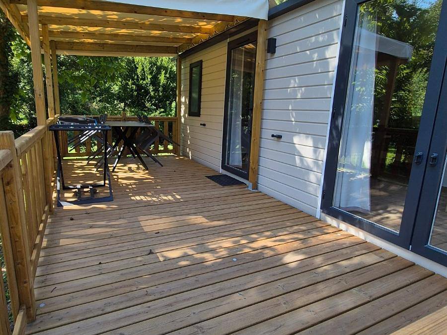 Camping D'auberoche - Mobilheim 4 personen - Trigano Confort 4 Personen in Le Change, Périgord Blanc