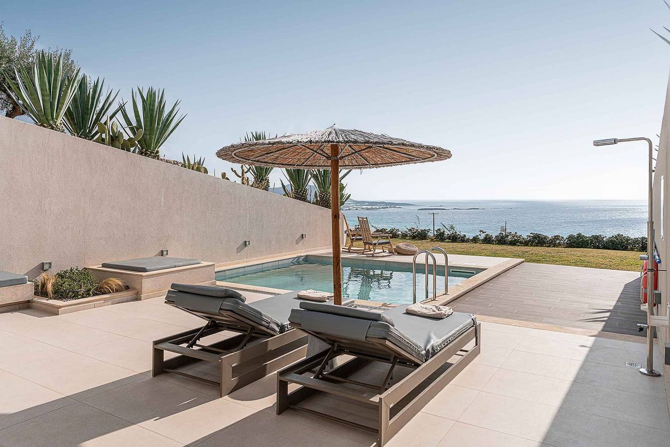 Villa für 2 Personen mit Balkon in Falassarna, Chania und Umgebung