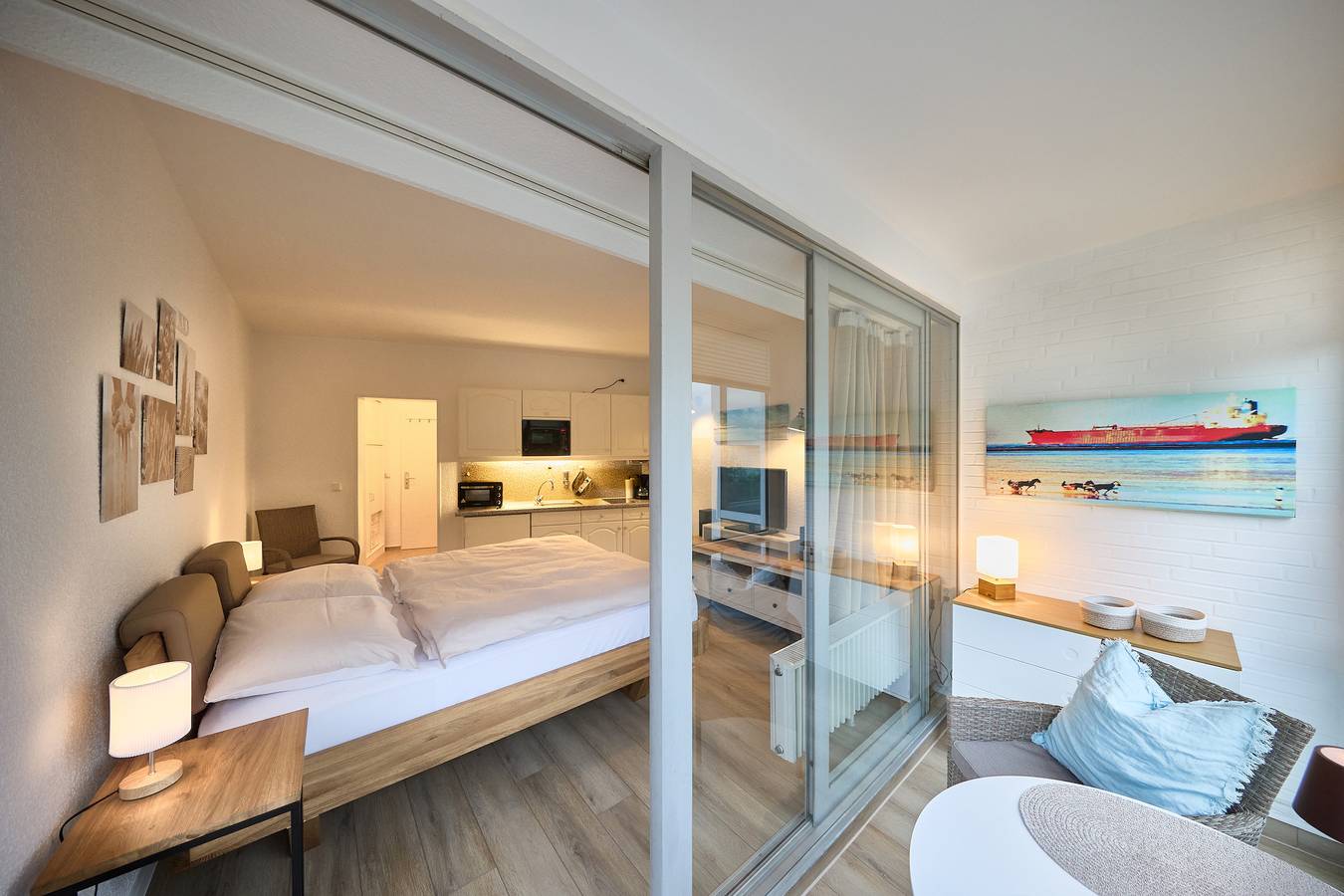 Ganze Ferienwohnung, Seehütte, App 202 in Fkk Strand Duhnen, Cuxhaven