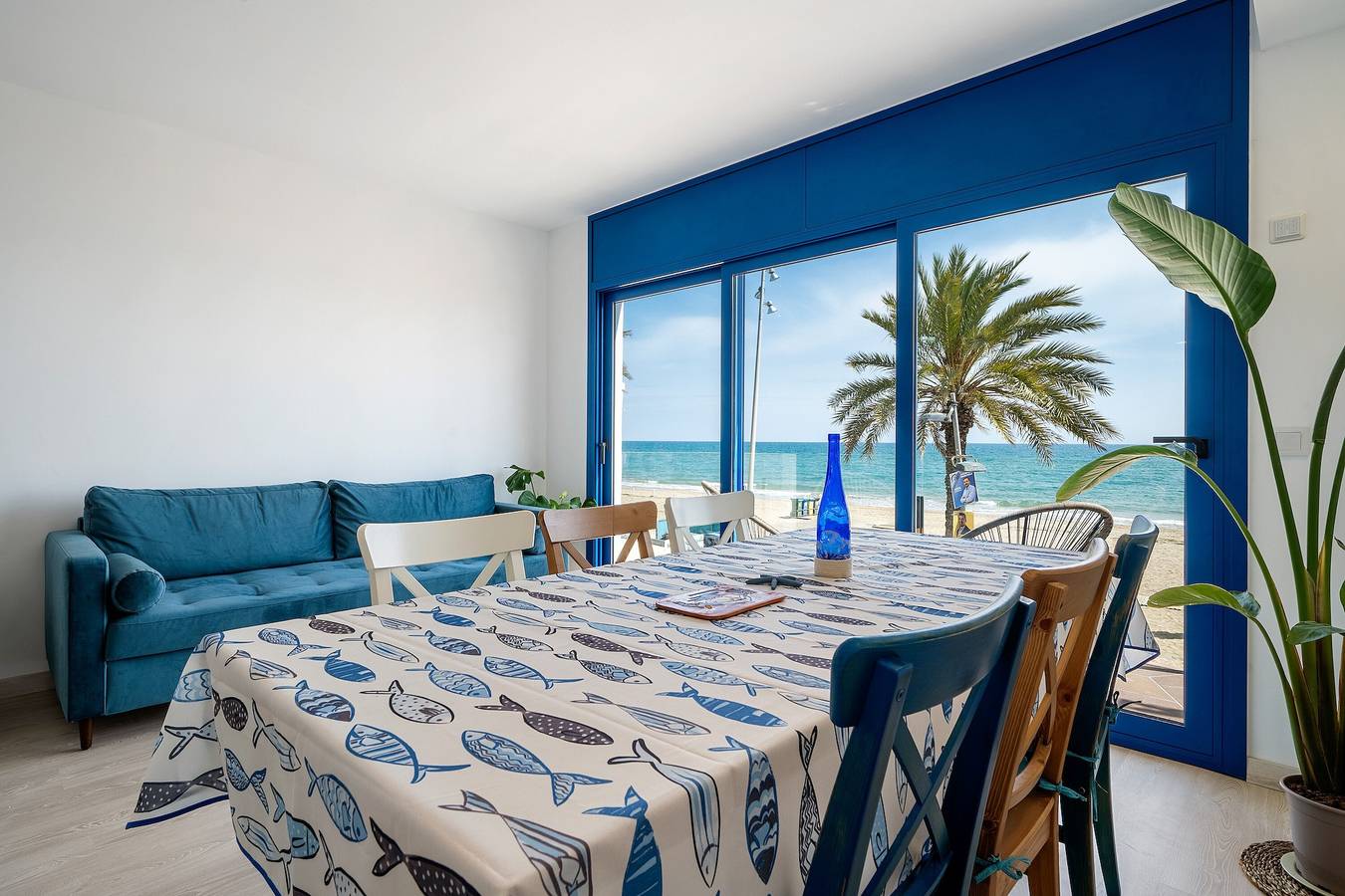 Ganze Wohnung, La Casa del Pescador Calafellmar mit Meerblick, Wlan und Klimaanlage in Calafell, Costa Dorada