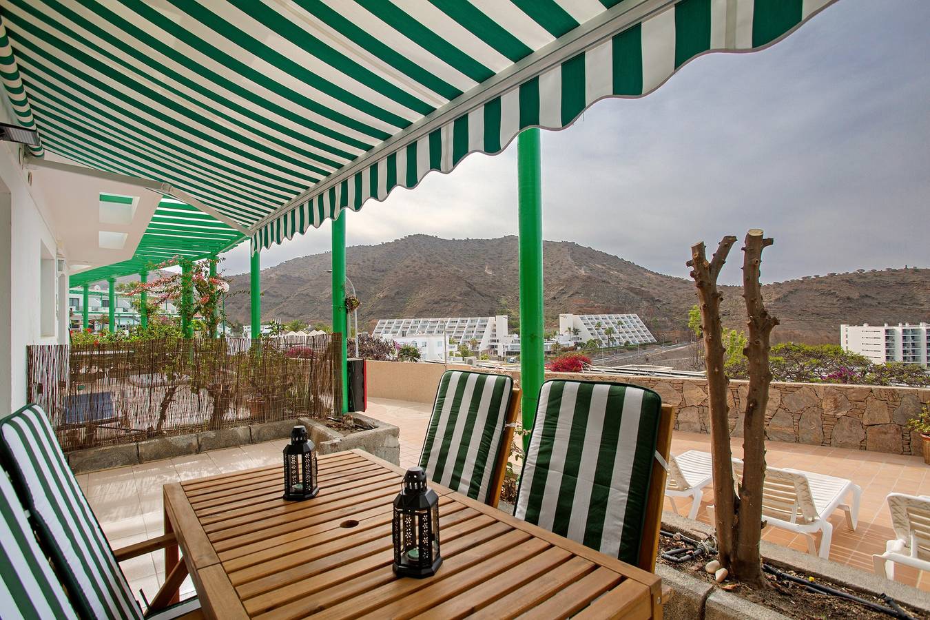 Appartement entier, Appartement de vacances 'Casa Los Veleros F1' avec vue sur mer, Wi-Fi et climatisation in Puerto Rico (Gran Canaria), Grande Canarie du Sud