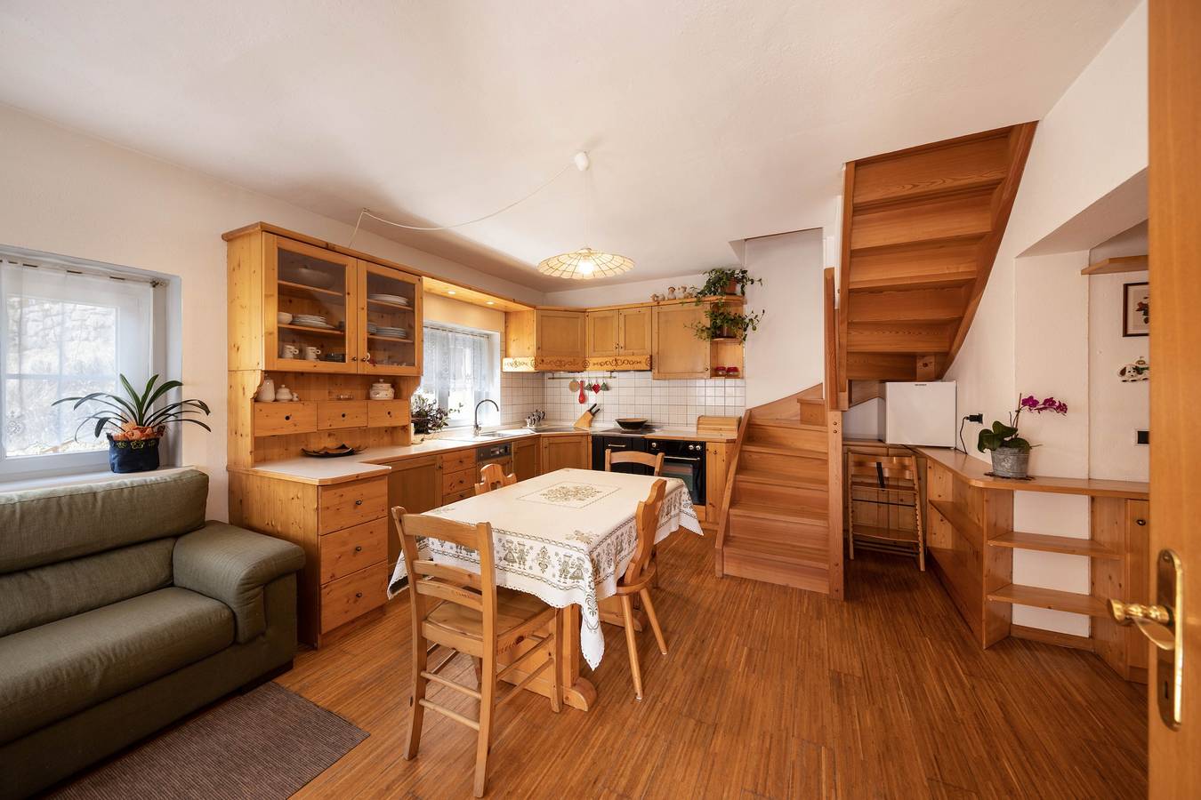 Ganze Wohnung, Ferienwohnung Ciasa Goti mit Bergblick, Wlan und Terrasse in Moena, Dolomiti Superski