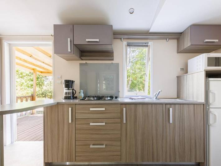 Camping de La Croze - Mobilheim 4 personen - Freizeit in Châtel-Guyon, Regionaler Naturpark Volcans d'Auvergne