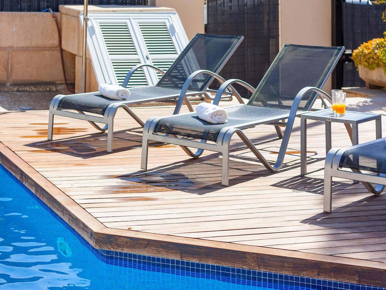 Villa Romani - Spektakuläres Chalet mit Pool in Can Picafort in Can Picafort, Santa Margalida