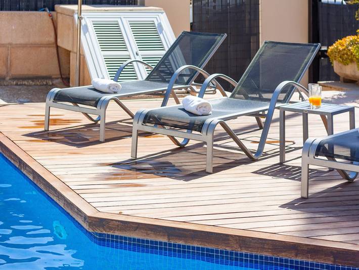 Ferienhaus für 6 Personen, mit Balkon/Terrasse und Garten sowie Pool in Can Picafort - 3