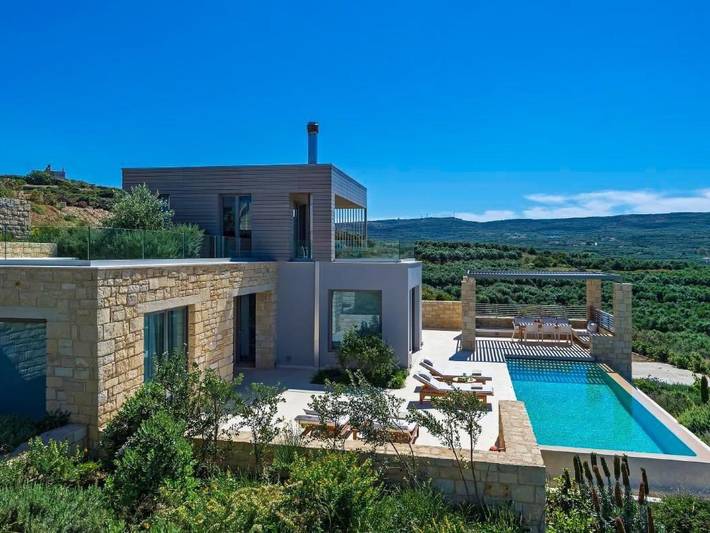 Ferienhaus für 5 Personen, mit Garten und Terrasse, mit Haustier in Kissamos Gemeinde