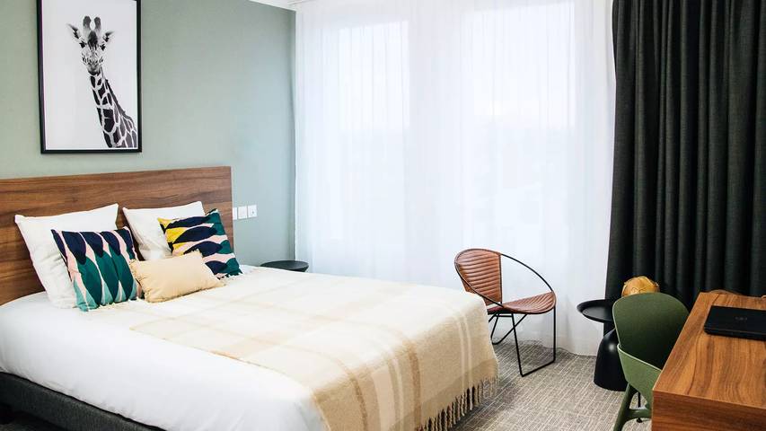 Estudio entero, Studio 2 personnes avec lit double in Villeneuve-d'Ascq, Lille region