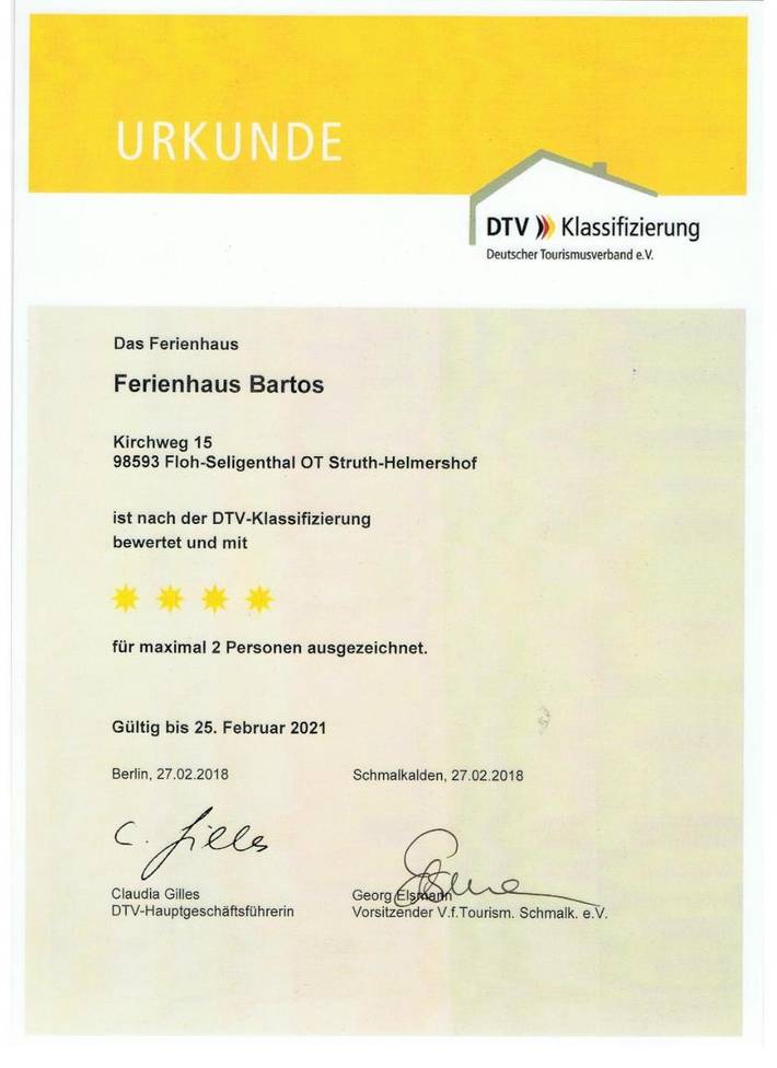 Ferienwohnung für 4 Personen, mit Balkon und Terrasse sowie Garten und Sauna in Floh-Seligenthal - 4