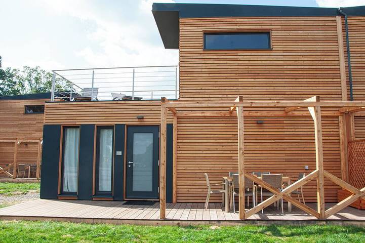 Ferienhaus für 4 Personen, mit Sauna und Balkon in Falkenberg/Elster