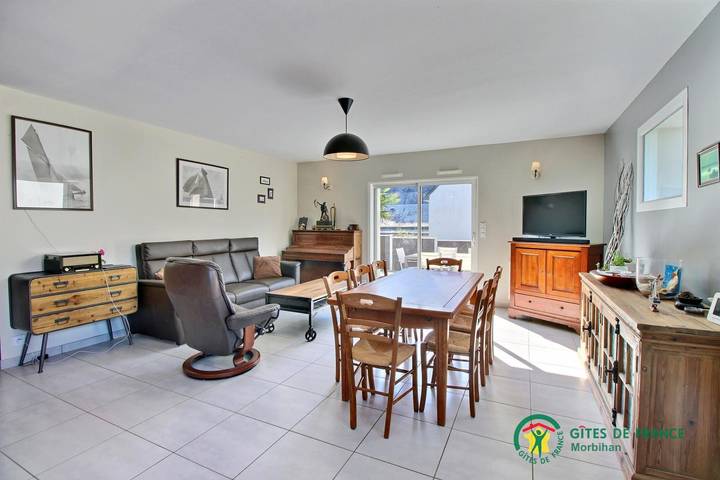 Gîte pour 6 personnes, avec jardin et terrasse à Baden (France) - 4