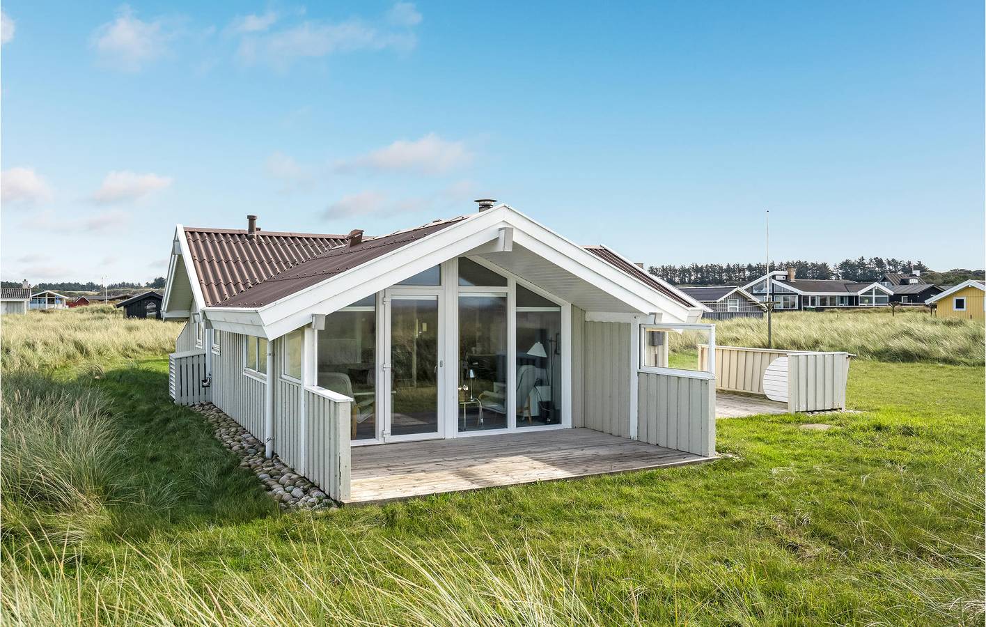 Vakantiehuis voor 4 personen met terras in Lønstrup, Hjørring en omgeving