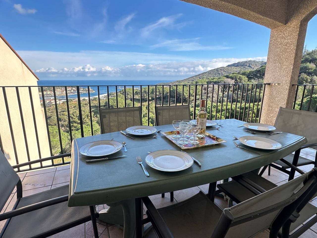 Maison familiale à Port-Vendres avec vue imprenable pour 6 personnes in Côte Vermeille, Port-Vendres