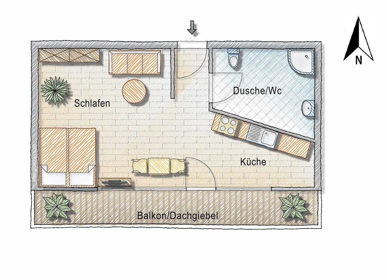 Geheel vakantieappartement, Bergpension Christine in Bühl am Alpsee, Immenstadt im Allgäu