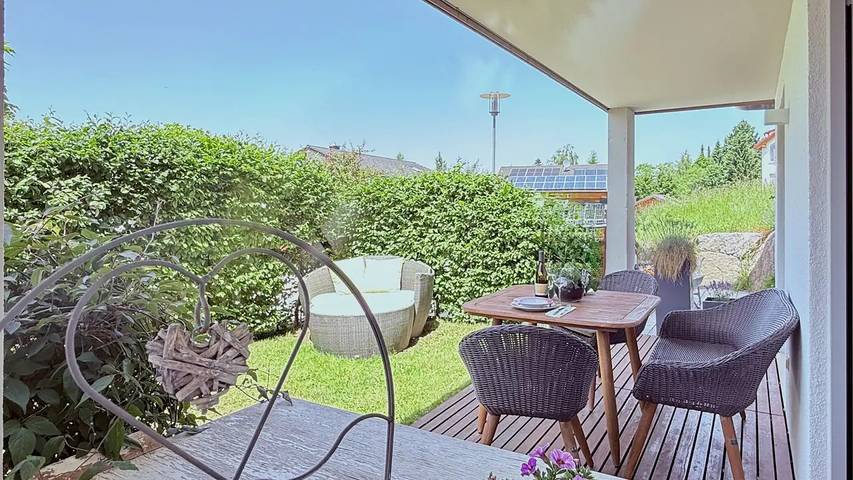Ferienwohnung für 4 Personen, mit Whirlpool und Terrasse sowie Garten in Scheidegg - 2